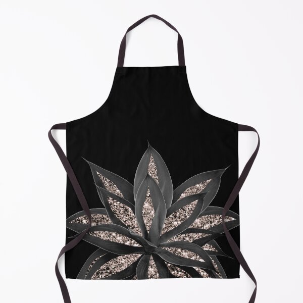Item preview, Gray Black Agave with Rose Gold Glam #1 (Photo of Glitter Only - Not Reflective) designed and sold by Anita's & Bella's Art.