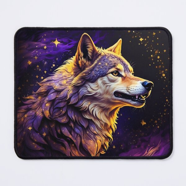 Item preview, Magical Wolf Illustration designed and sold by PolygonPinnacle.