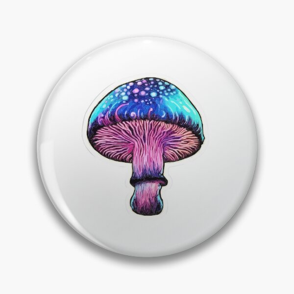 Item preview, Glowing Mushroom Vinyl Decals designed and sold by VeggiPower.
