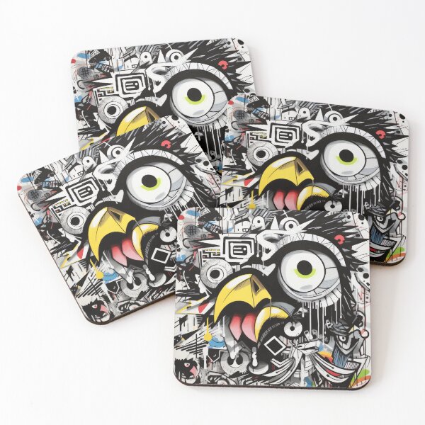 Item preview, Grafitti Inspiration Eagle graffiti abstract designed and sold by Toms Tee.