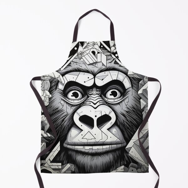 Item preview, Grafitti Inspiration Gorilla graffiti geometry designed and sold by Toms Tee.