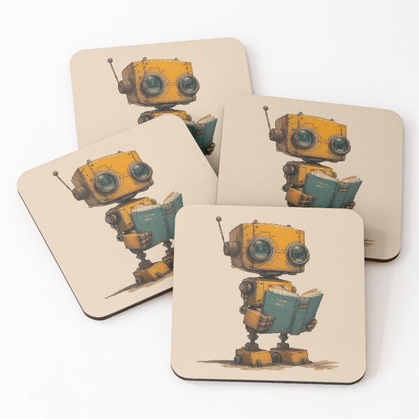 Item preview, Bookworm Bot designed and sold by Konkam.
