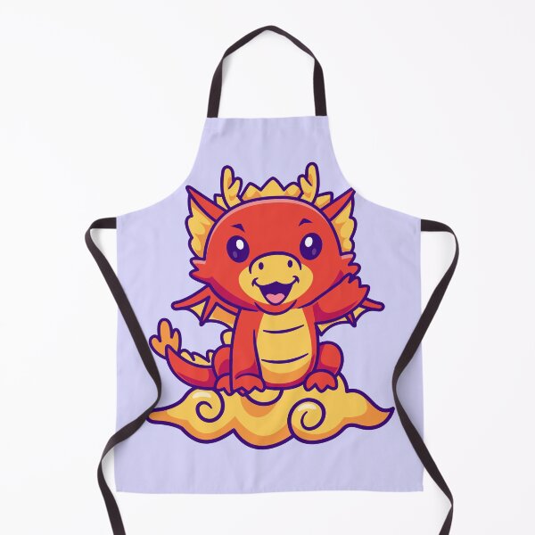 Item preview, Cloud-Dwelling Serenity: Cute Dragon on Cloud Icon designed and sold by hjian8219.