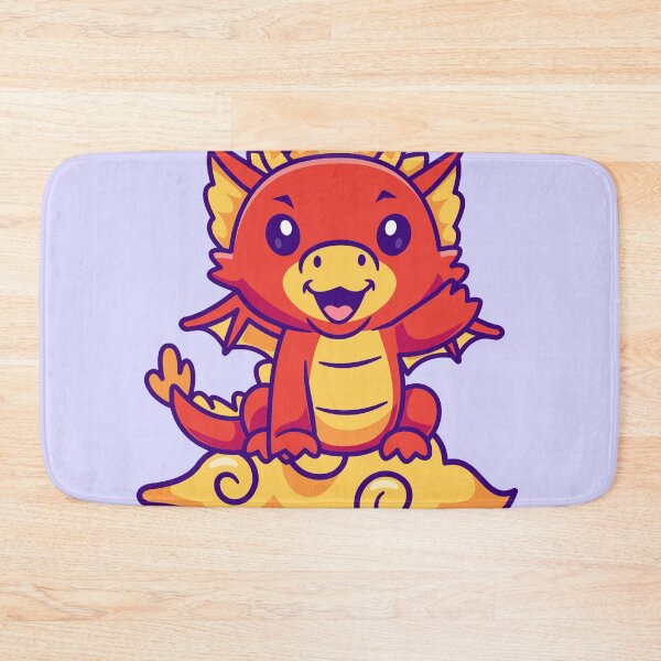 Item preview, Cloud-Dwelling Serenity: Cute Dragon on Cloud Icon designed and sold by hjian8219.