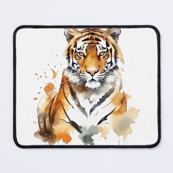 Item preview, Watercolor Tiger Head Colorful Art designed and sold by MeritShop.