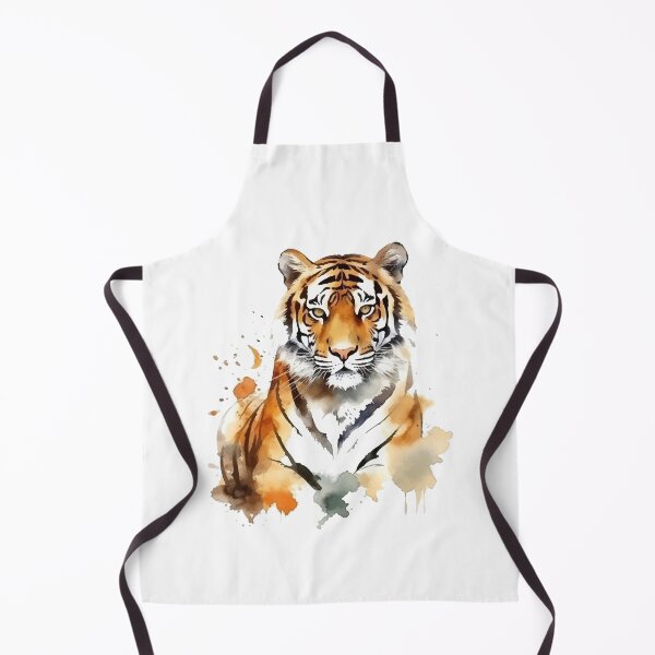 Item preview, Watercolor Tiger Head Colorful Art designed and sold by MeritShop.