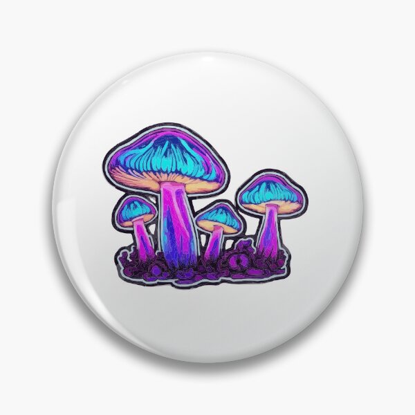 Item preview, Mystical Neon Mushroom designed and sold by VeggiPower.