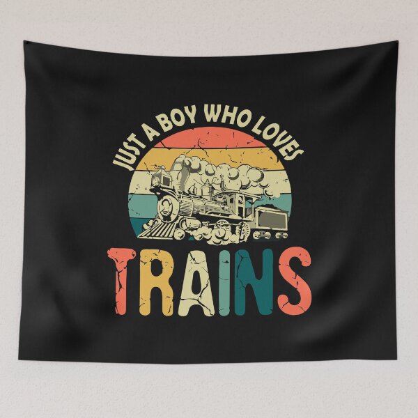 Item preview, Kids Just A Boy Who Loves Trains-Shirt Train Lover Toddler designed and sold by Pitchou07.