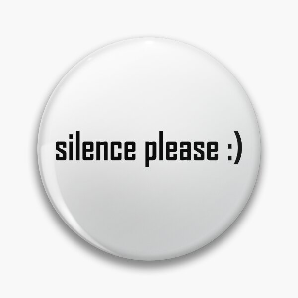 Item preview, Silence please Text designed and sold by sheprint.