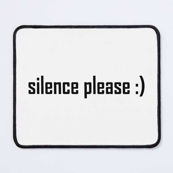 Item preview, Silence please Text designed and sold by sheprint.
