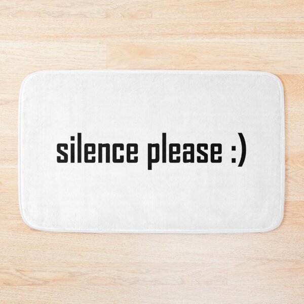 Item preview, Silence please Text designed and sold by sheprint.