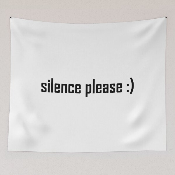 Item preview, Silence please Text designed and sold by sheprint.