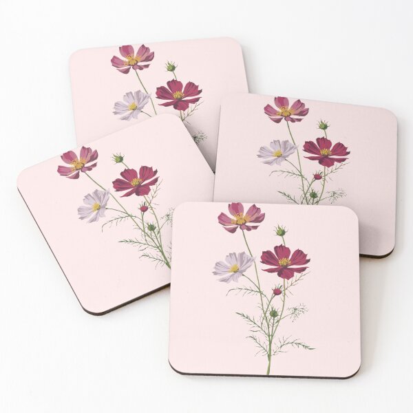 Item preview, Cosmos - Flower Pattern  designed and sold by PatternInArt.