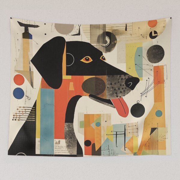 Item preview, Happy Dog Collage -  Style designed and sold by Offset Vinyl Film.