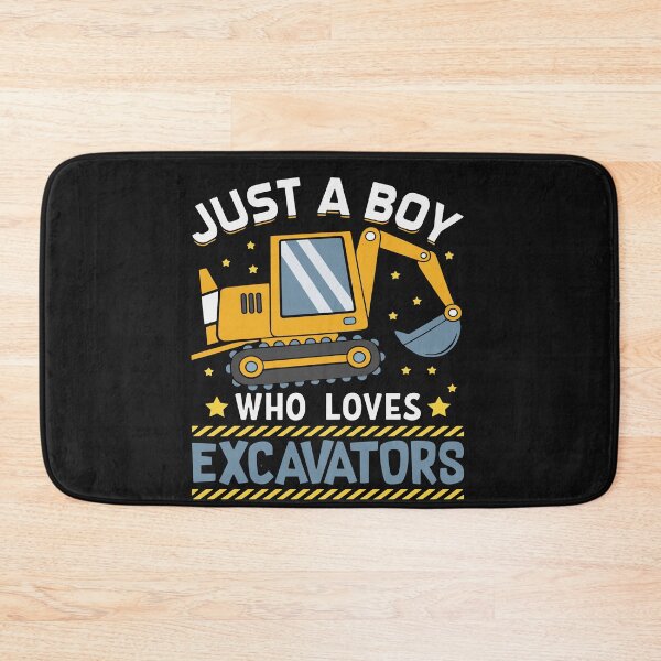 Item preview, Just A Boy Who Loves Excavators Little Boys Toddler Kids designed and sold by Pitchou07.