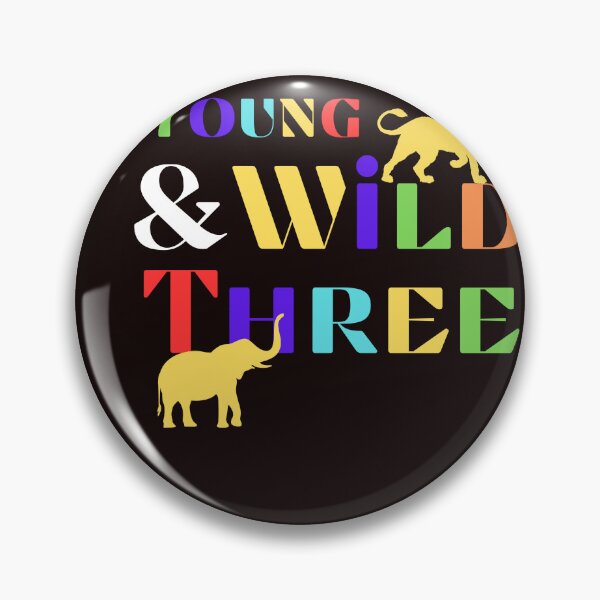 Item preview, Kids 3rd Birthday Shirt Boy - Funny Young Wild & Three T-Shirt designed and sold by scofield97.