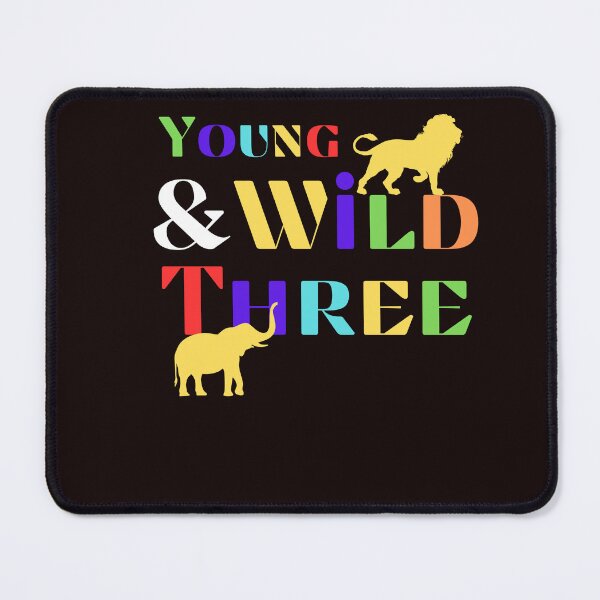 Item preview, Kids 3rd Birthday Shirt Boy - Funny Young Wild & Three T-Shirt designed and sold by scofield97.