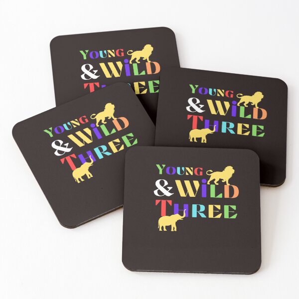 Item preview, Kids 3rd Birthday Shirt Boy - Funny Young Wild & Three T-Shirt designed and sold by scofield97.