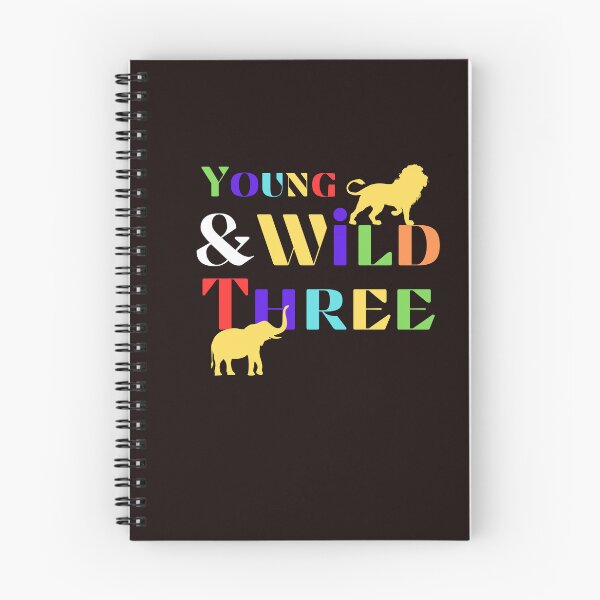 Item preview, Kids 3rd Birthday Shirt Boy - Funny Young Wild & Three T-Shirt designed and sold by scofield97.
