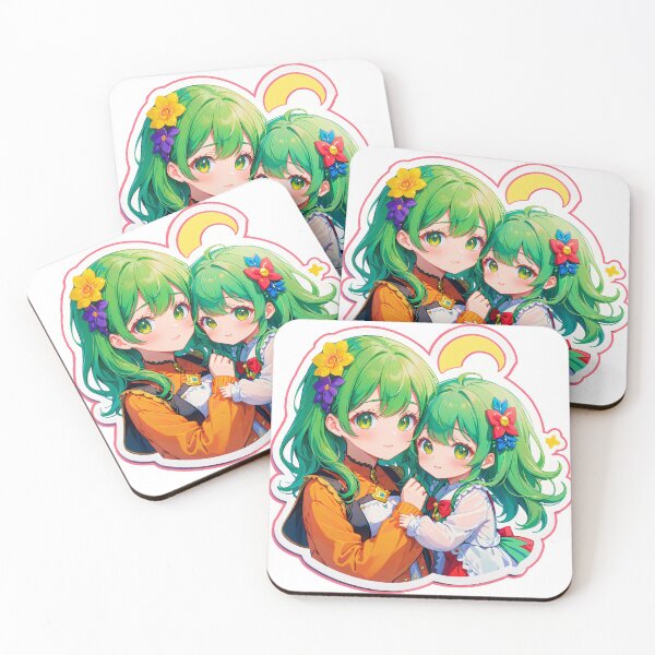 Item preview, Emerald Girl Sisters Creampuff designed and sold by StickerStarSaga.