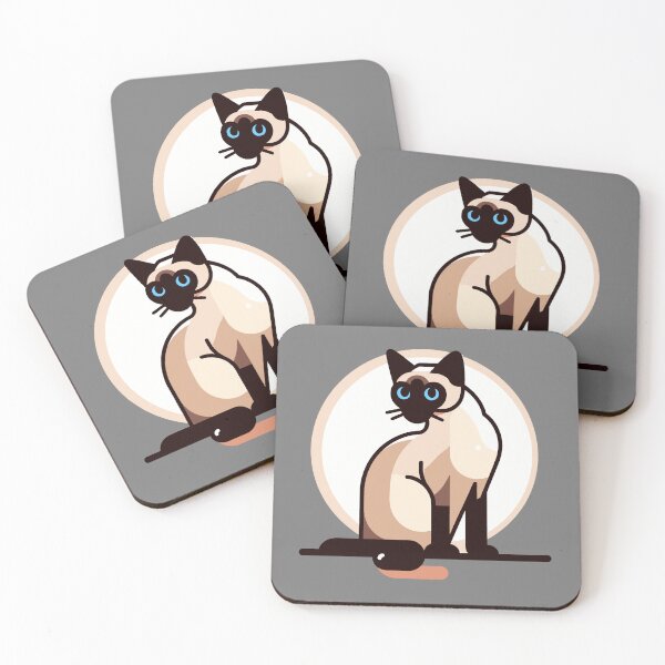 Item preview, Minimalist Siamese cat designed and sold by Laura  Cabello.