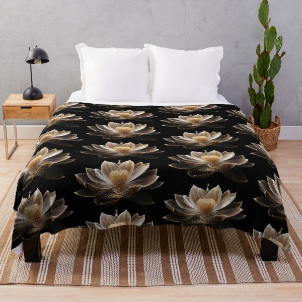 Item preview, Enchanting Petals: Sparkle of the Golden Lotus designed and sold by Delightandarts.