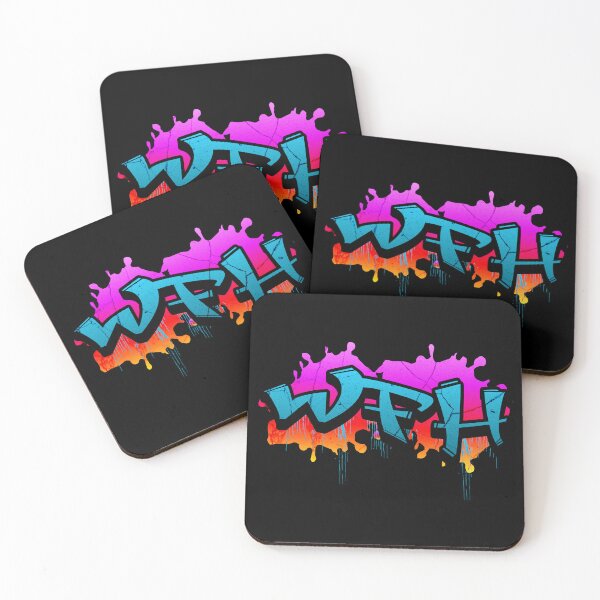 Item preview, WFH, Working from home Sweatshirt, work from home in graffiti style, work from home street ware, graffiti street ware, remote work, nomad designed and sold by Dahlann.