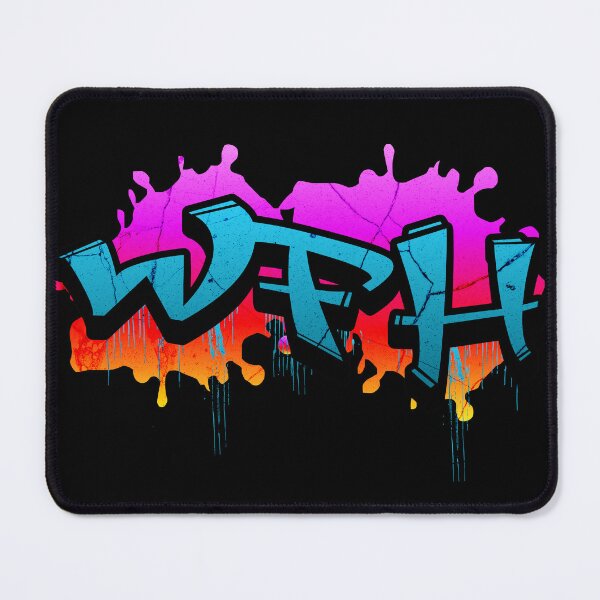 Item preview, WFH, Working from home Sweatshirt, work from home in graffiti style, work from home street ware, graffiti street ware, remote work, nomad designed and sold by Dahlann.