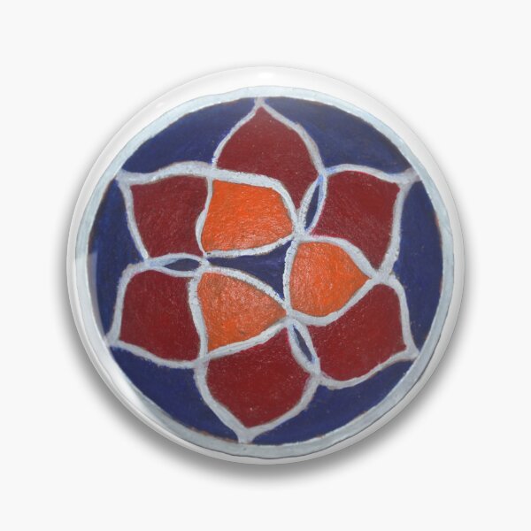 Item preview, Hand-painted/acrylic clay platter/Pottery designed and sold by VeenaNair23.