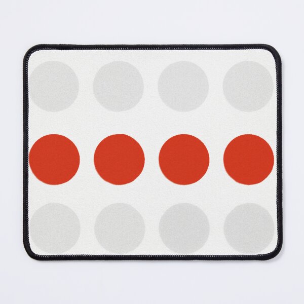 Item preview, dot grid - red centerline designed and sold by Berkley Studio.