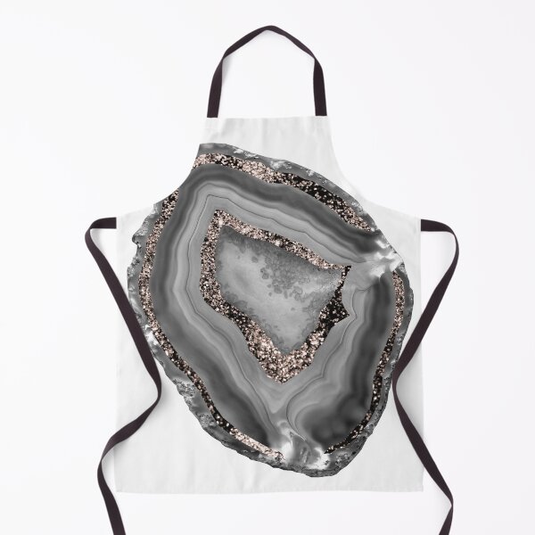 Artikelvorschau, Grey Agate Rose Gold Glam #1 (Foto nur mit Glitzer – nicht reflektierend) entworfen und verkauft von Anita's & Bella's Art.