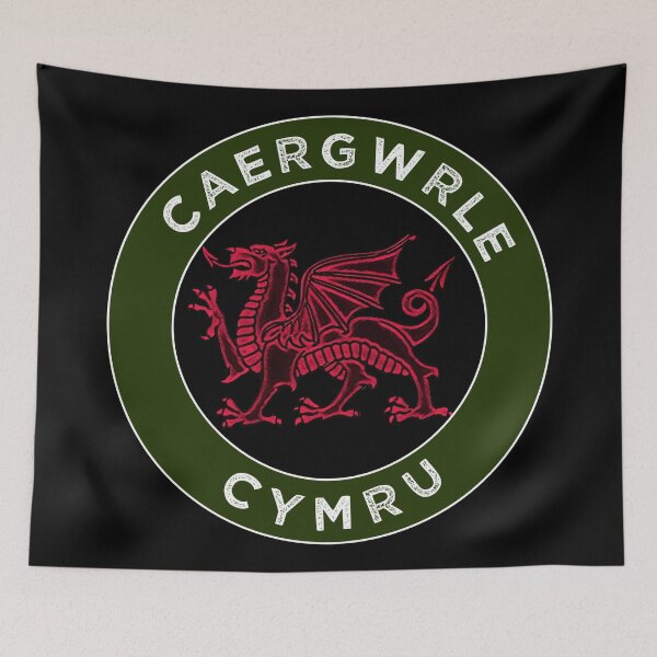 Item preview, WELSH TOWNS WALES CYMRU CAERGWRLE designed and sold by Marni Scofidio Desi9ns.