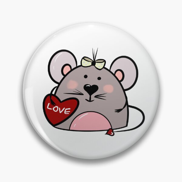 Item preview, Valentine mouse designed and sold by wwwariatka.