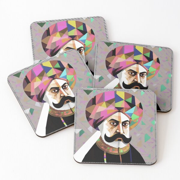 Item preview, Akbar the Great tileartwork 2024 jan designed and sold by tileartwork.