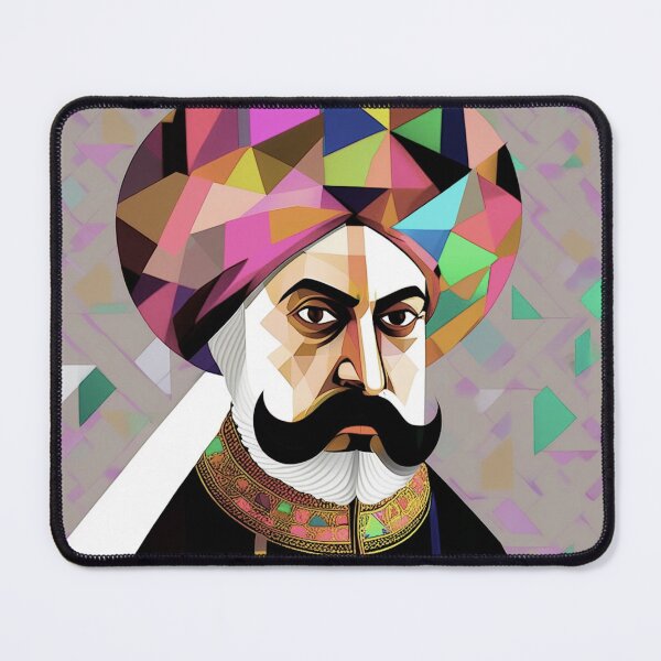 Item preview, Akbar the Great tileartwork 2024 jan designed and sold by tileartwork.
