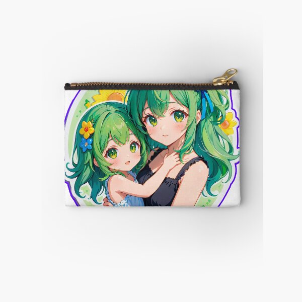 Item preview, Emerald Girl Sisters Cuddlebunny designed and sold by StickerStarSaga.