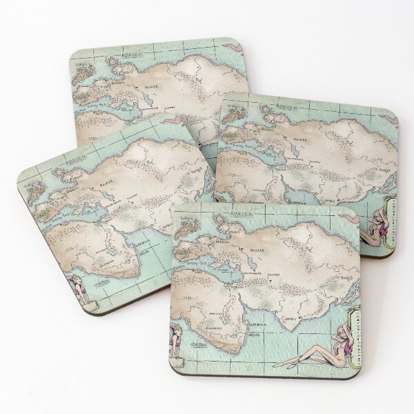 Item preview, Map of Antillia designed and sold by moordereht.