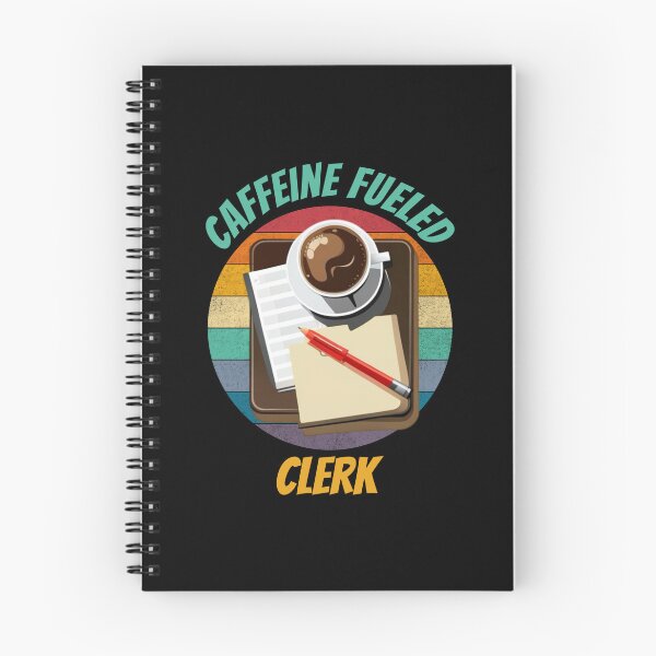 Item preview, Funny office clerk quote. Caffeine fueled clerk humor. designed and sold by Unitepeople.