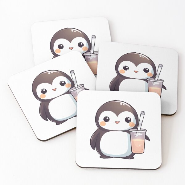 Item preview, Cute Penguin Holding Tea designed and sold by MugsForReal.