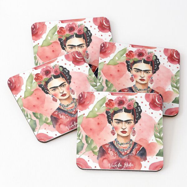 Item preview, Frida Kahlo flower print designed and sold by VickyJo111.