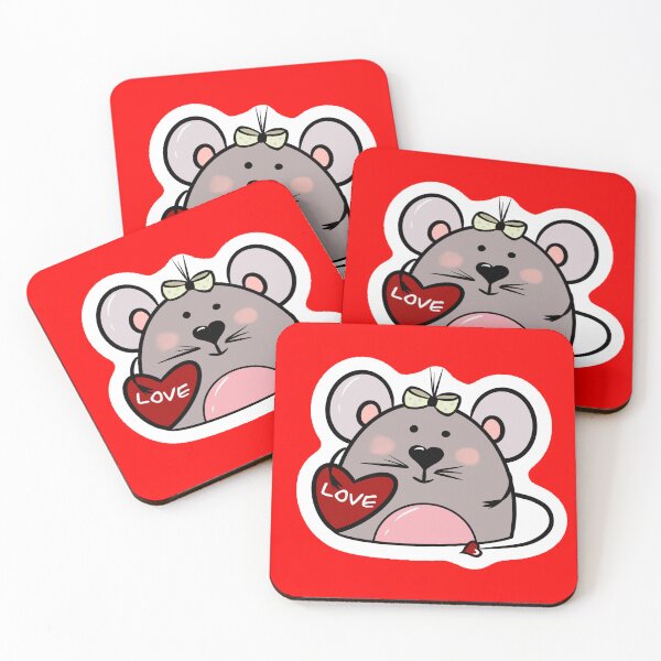 Item preview, Valentine mouse designed and sold by wwwariatka.