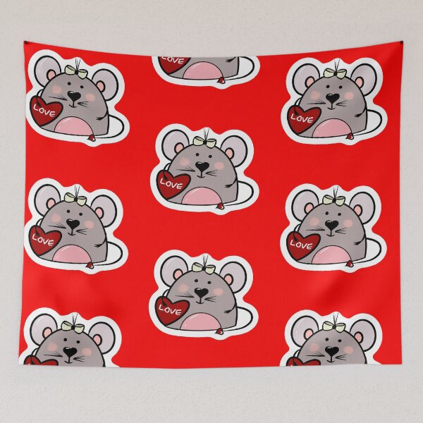 Item preview, Valentine mouse designed and sold by wwwariatka.