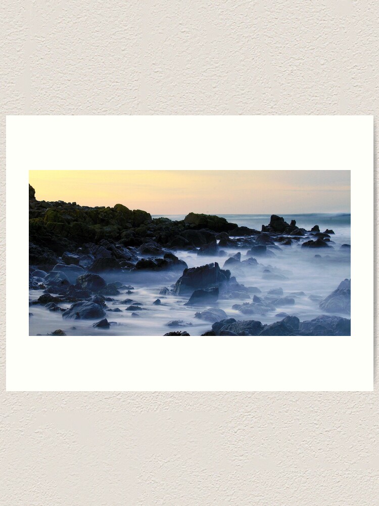 Alternate view of mountains in the mist II Art Print