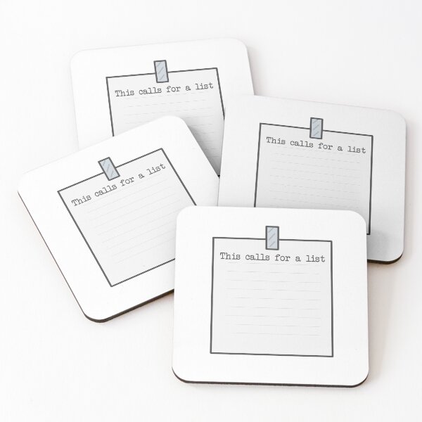 Item preview, This calls for a list designed and sold by KaisPrints.