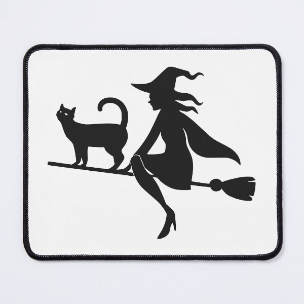 Item preview, Witch with cat designed and sold by Flohz.