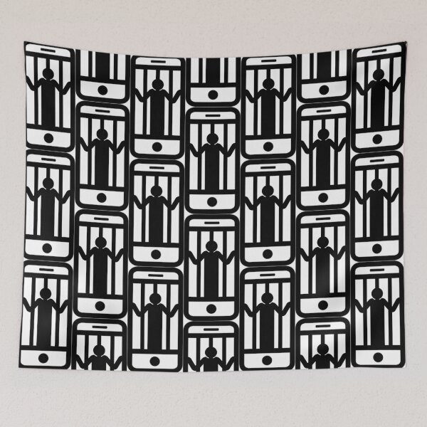Item preview, Trapped In Phone Design and Pattern designed and sold by sheprint.
