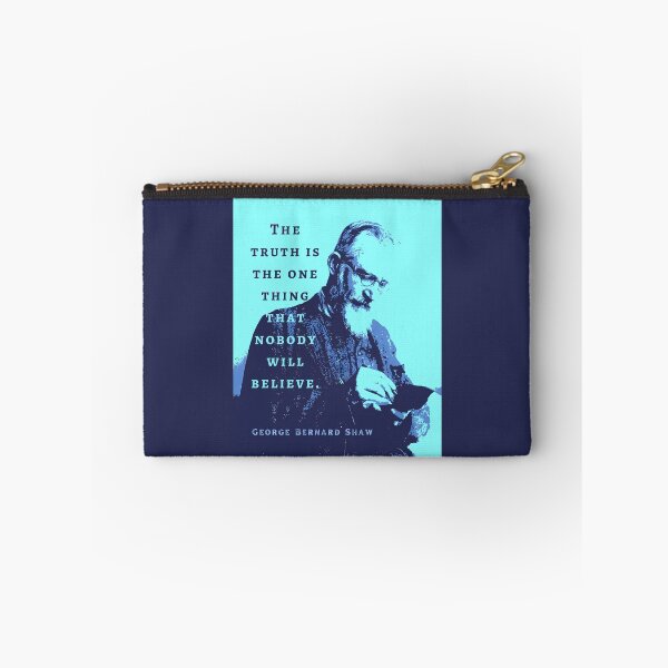 Item preview, George Bernard Shaw portrait and quote: “The truth is the one thing that nobody will believe.” designed and sold by artbleed.