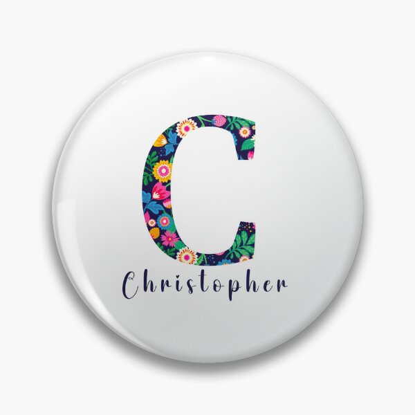 Item preview, Christopher - Letter and flowers designed and sold by Anto59290.