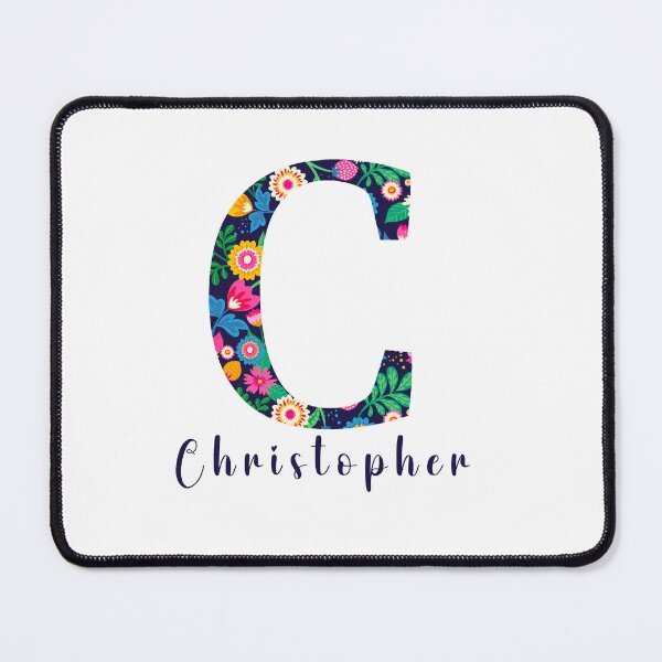 Item preview, Christopher - Letter and flowers designed and sold by Anto59290.