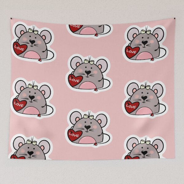 Item preview, Valentine mouse designed and sold by wwwariatka.